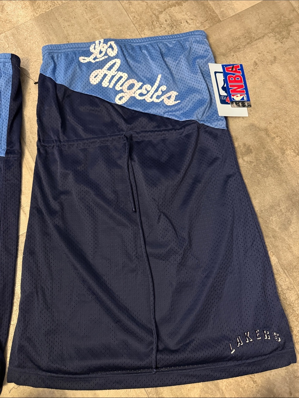 NBA lakers hardwood classics Light Blue 'Los Angeles' Mesh dress